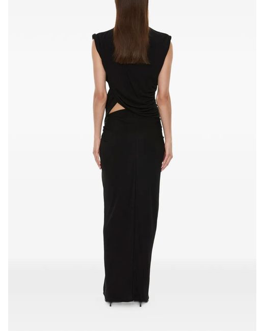 Christopher Esber Black Twisted Cut-Out Long Dress