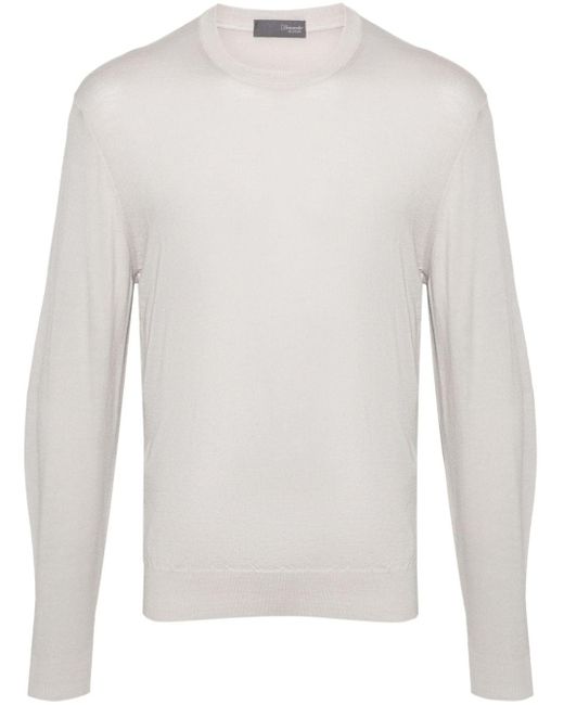 Maglione leggero di Drumohr in White da Uomo