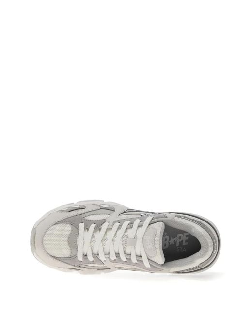 メンズ A Bathing Ape Shark Sta #1 スニーカー Gray