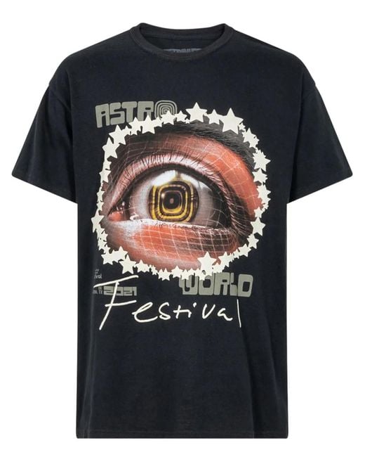 Travis Scott Black Starry Eyed T-Shirt