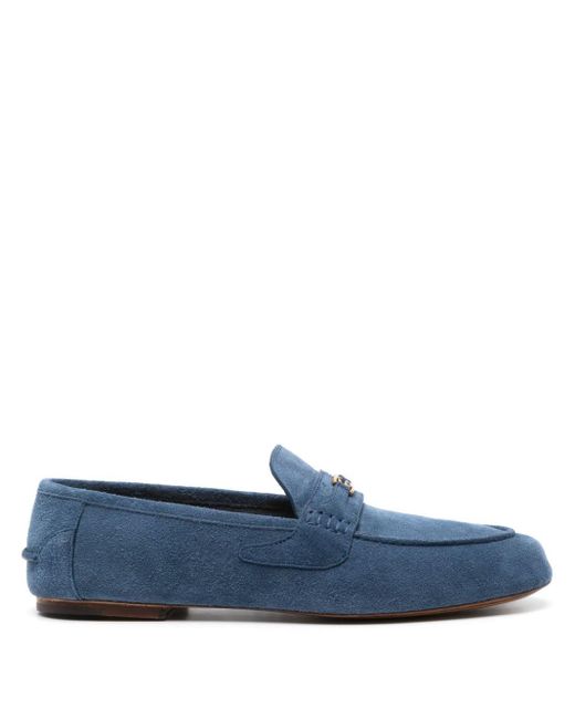 Gucci Blue Interlocking G Loafers for men