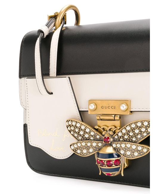 Gucci Bug Closure Shoulder Bag in Black Lyst Australia
