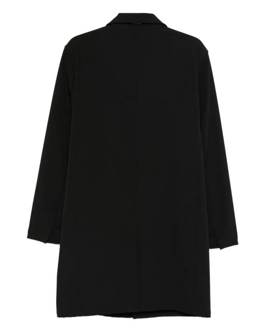 Karl Lagerfeld Black Buttoned Coat for men