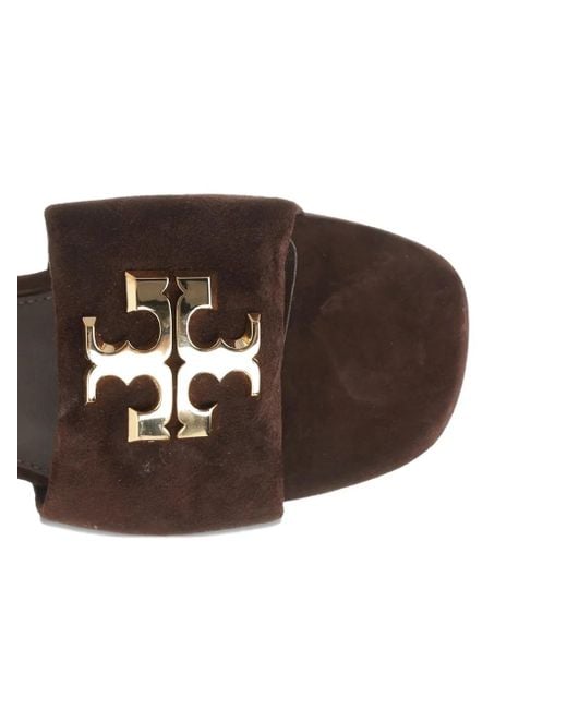 Tory Burch Brown Eleanor Slide