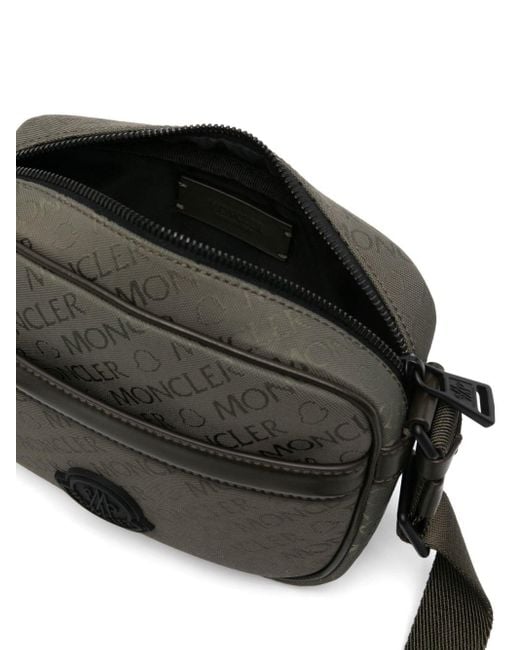 Moncler Tech Crossbodytas Met Jacquard in het Black voor heren