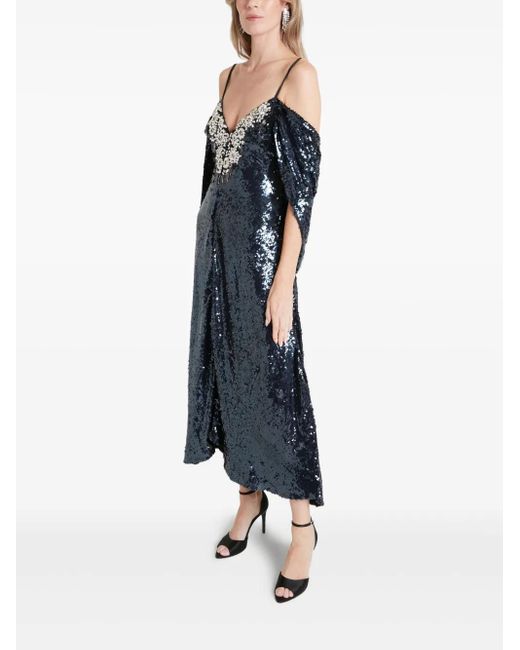 Temperley London Black Salma Gown