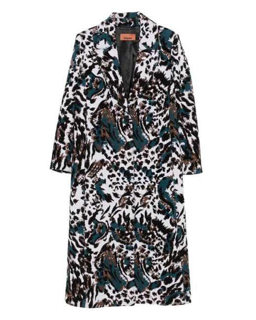 Abrigo con motivo animalier Missoni de color Black