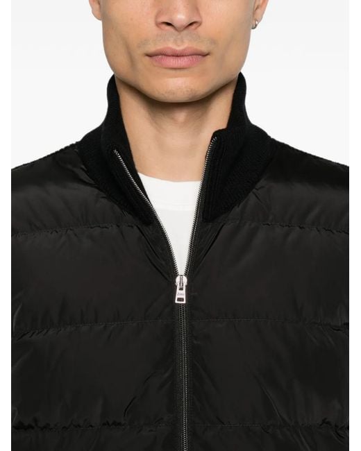 Giacca Trapuntata di Herno in Black da Uomo