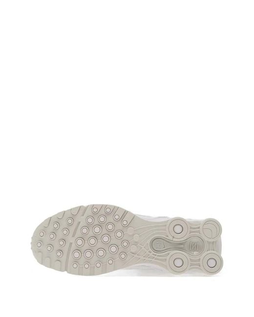 Nike White Baskets Shox Ride 2 À Empiècements for men