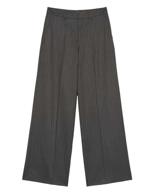 Marc O' Polo Gray Pinstriped Trousers