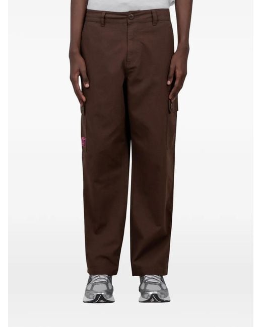 by Parra Brown Stuff Ripstop Cargo Pants for men