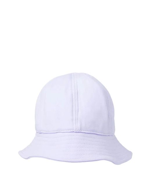 Flapper White Logo-Plaque Bucket Hat