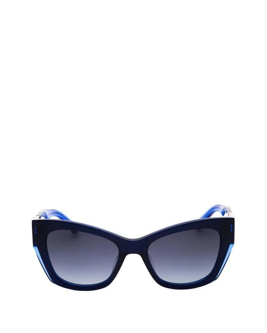 Kate Spade Blue Jayda Cat-Eye Sunglasses
