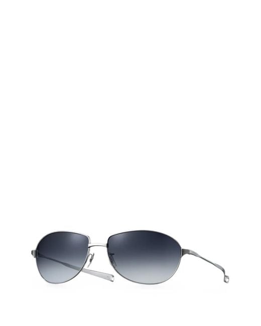 Eyevan 7285 Blue Alps Pilot-Frame Sunglasses