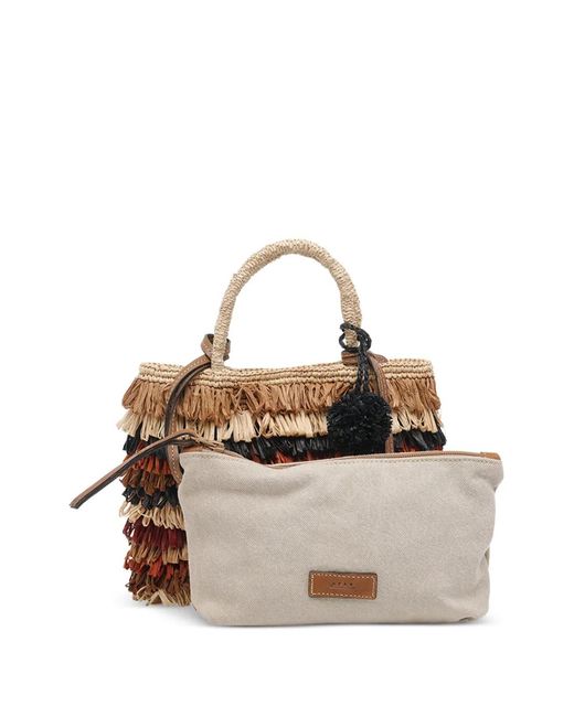 AFAR Natural Small Keisha Tote Bag