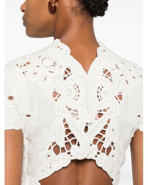 Cult Gaia White Zafira Mini Dress