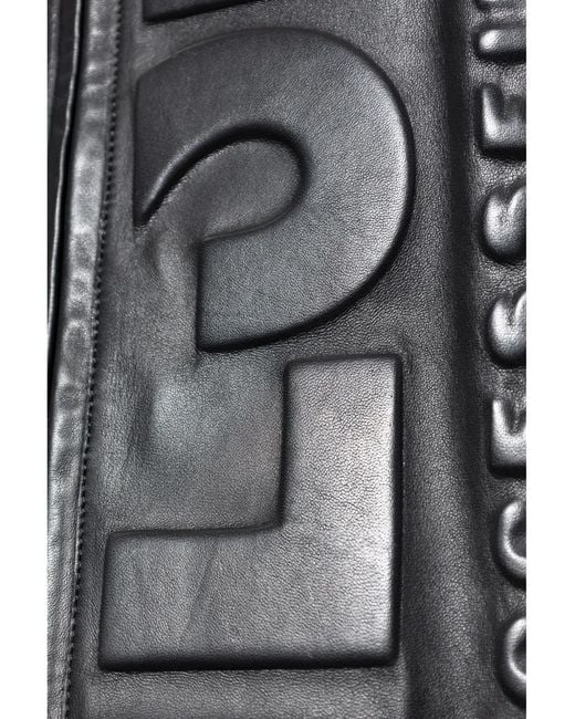 DIESEL Black L-Met-Vert Jacket for men
