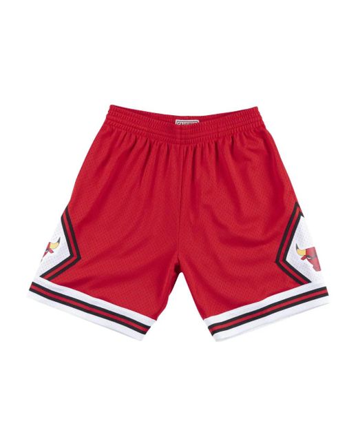 X Nba Short Chicago Bulls Swingman 75-76 Mitchell & Ness pour homme en coloris Red