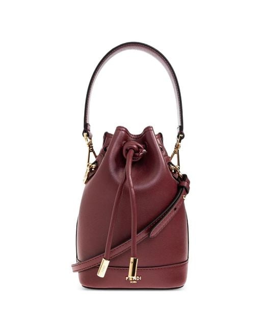 Fendi Purple Mon Tresor Leather Mini-Bag
