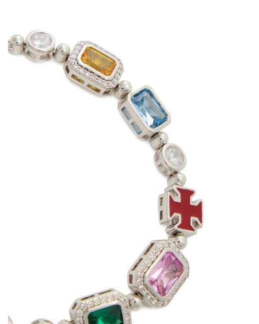 CERNUCCI White Motif Embellished Bracelet for men