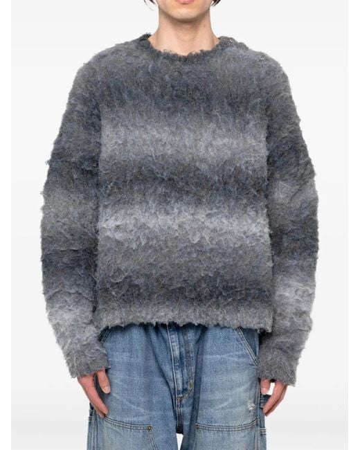 KAMIYA Gray Ombre Sweater for men