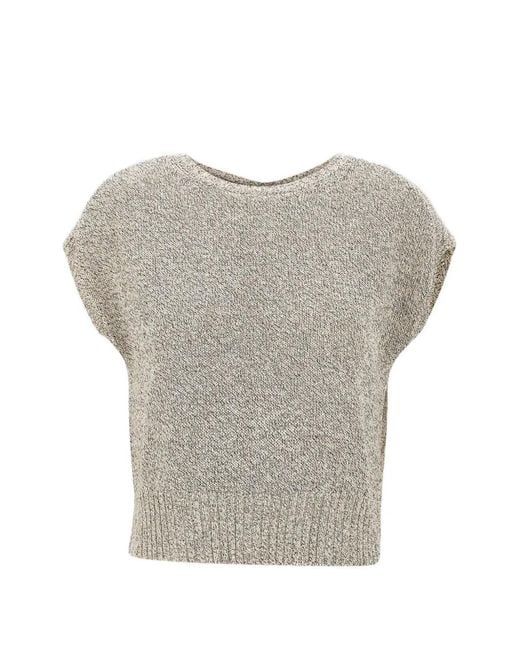 Pull À Sequins Kangra en coloris Gray