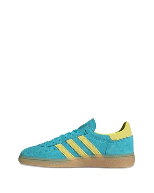 Adidas Blue Handball Spezial Suede Three-Stripe Sneakers