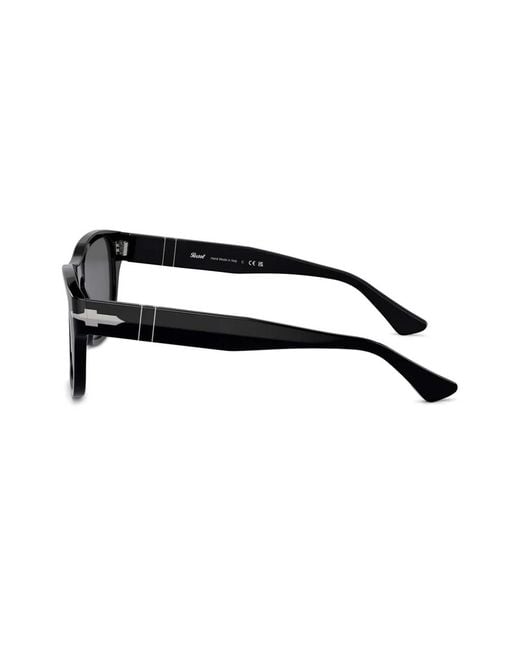 Persol Black Square-Frame Sunglasses