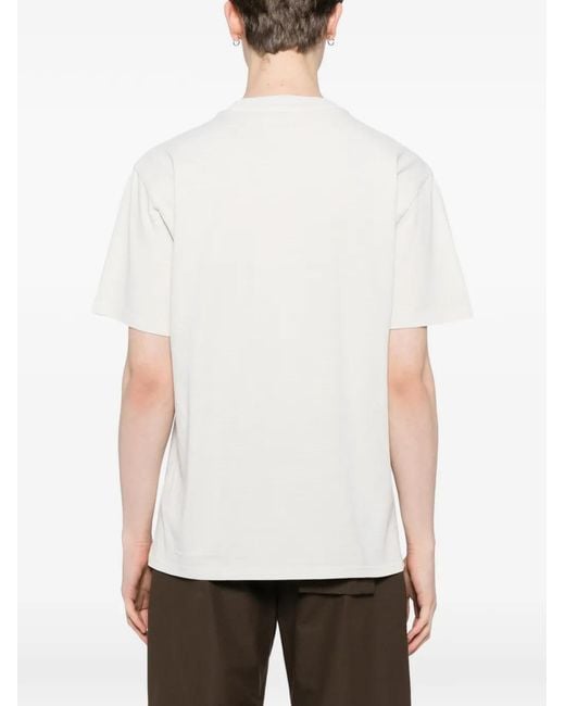 Melt White Graphic-Print T-Shirt for men