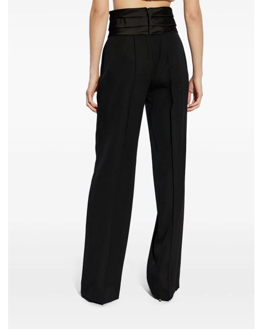 Balmain Black Wide Trousers