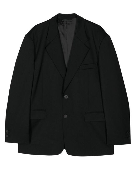 Wooyoungmi Black Single-breasted Blazer for men