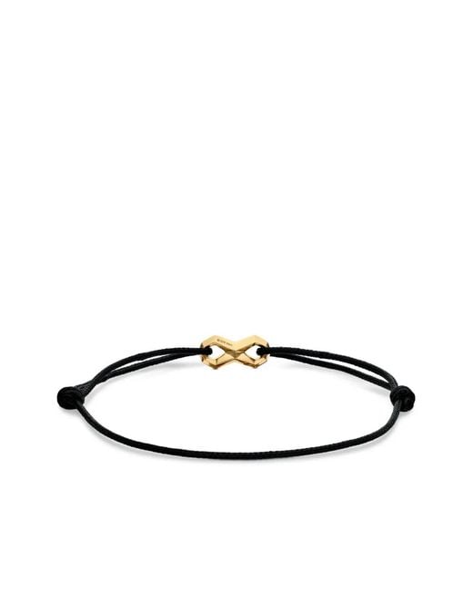 David Yurman White 18Kt Infinity Link Cord Bracelet (9Mm) for men