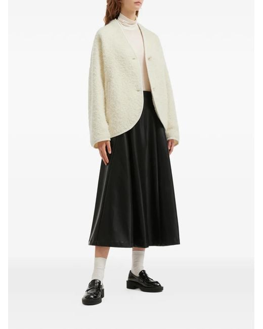 B+ AB White Button Jacket
