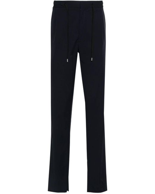 Lardini Blue Drawstring-waist Tapered Trousers for men