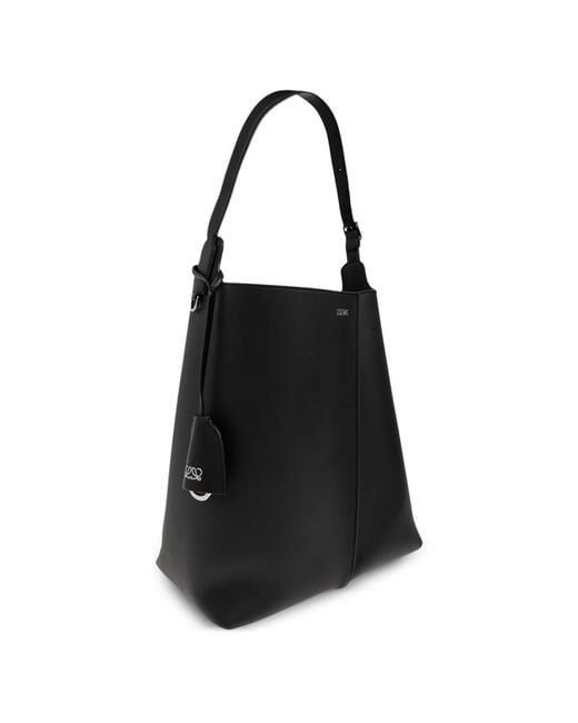 Loewe Black Grand Sac Seau Bilbao En Cuir