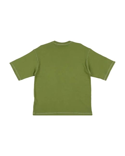 Adidas Green Trefoil Essentials Tee for men