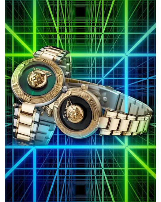 Opium 34Mm di Philipp Plein in Metallic