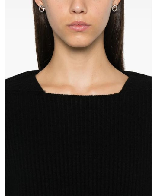 Pull À Coutures Apparentes Jil Sander en coloris Black