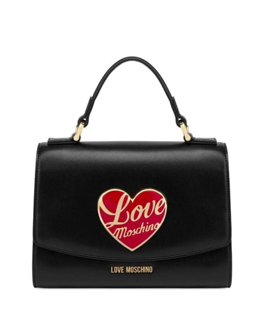 Love Moschino Black Logo Lettering Crossbody Bag