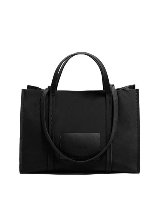 Bimba Y Lola Black Large Nylon Tote Bag