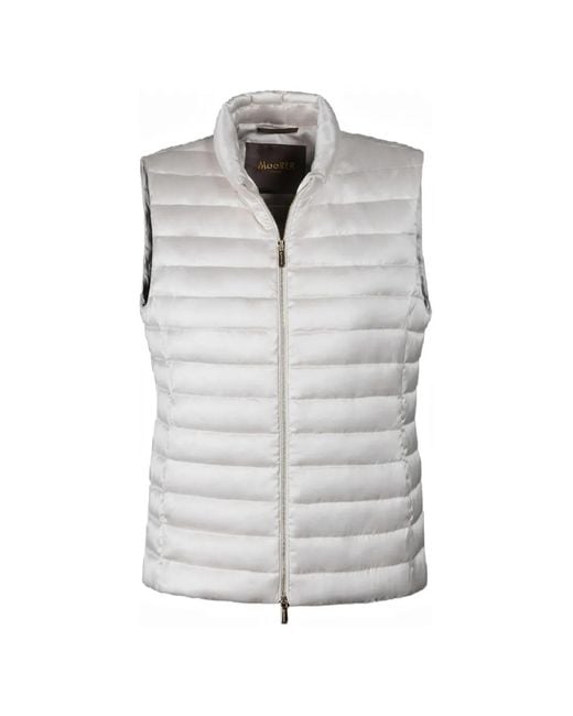 Moorer Gray Oprah Quilted Gilet