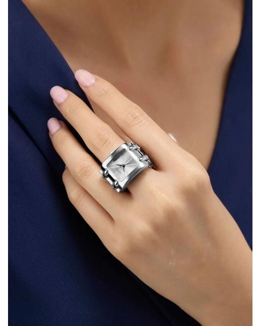 Guess Gray 18Mm Ring Watch