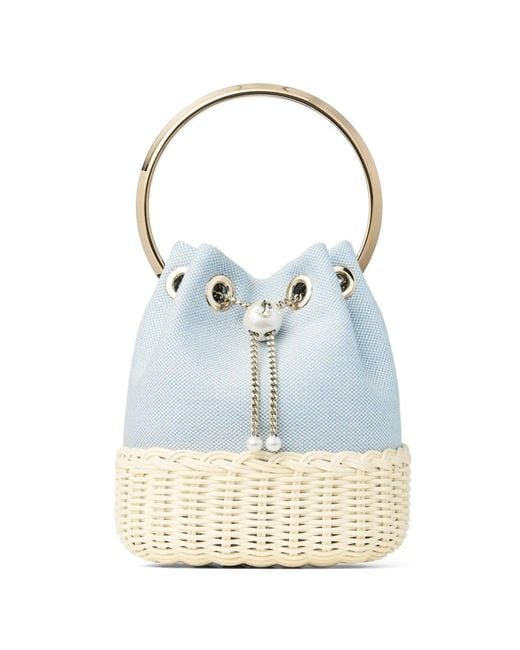 Jimmy Choo Blue Bon Bon Bag