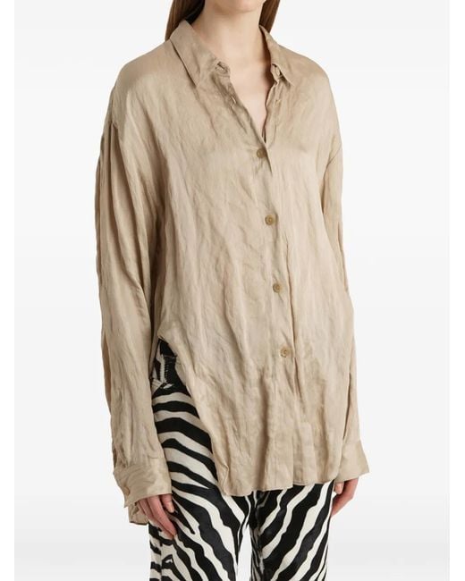 Khaite Natural Goya Button-Down Shirt