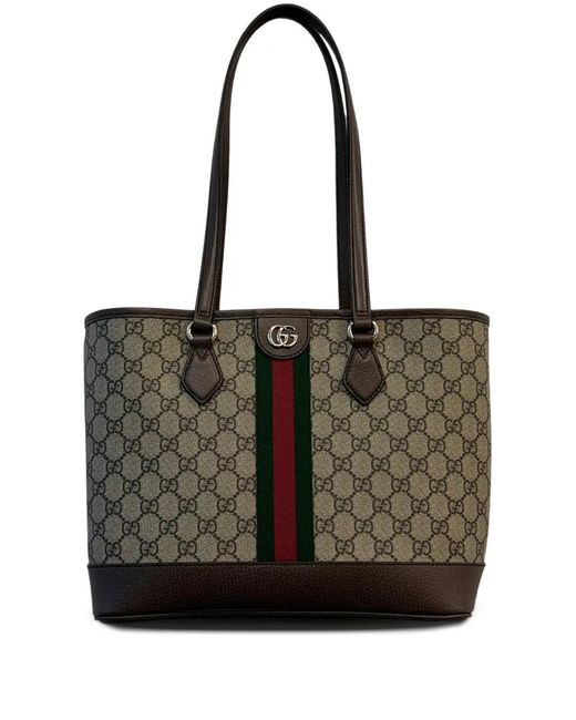 Gucci Black Medium Ophidia Tote Bag