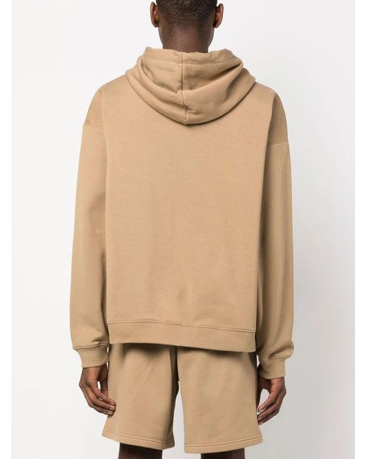 DSquared² Natural Drawstring-Hooded Zipped Jacket for men