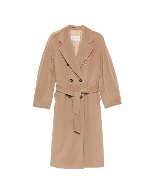 Max Mara Natural 101801 Icon Double-Breasted Coat