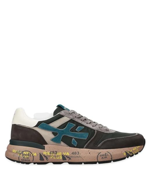 Baskets En Daim Mick À Détail De Logo Premiata pour homme en coloris Green