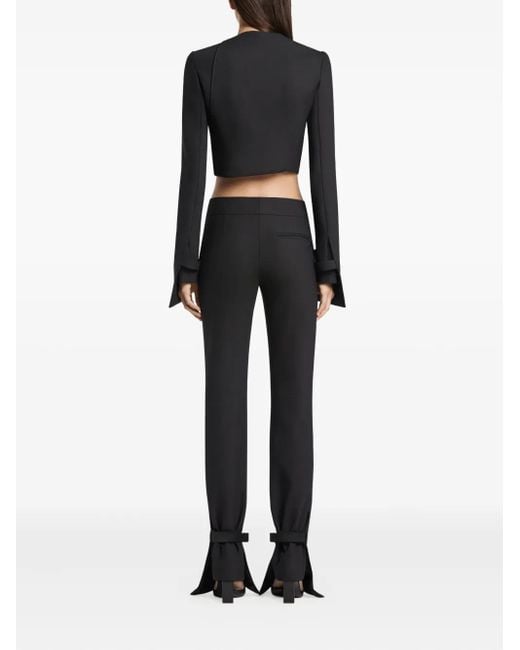 Courreges Black Bootcut Pants