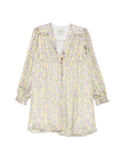 Bambah White Willow Mini Dress